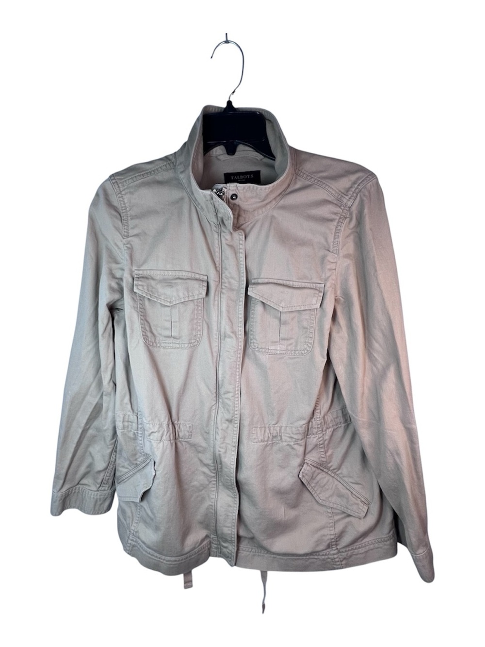 Talbots Petite Khaki Jacket/Blazer-Size-Lp